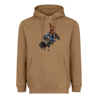 Toasted Coconut western rodeo bullfighter Heavyweight Hoodie - BarkalooDesign