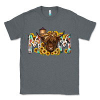 Charcoal Heather mom highland cow Classic Tee - RacoonDesign