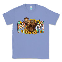 Colony Blue mom highland cow Classic Tee - RacoonDesign