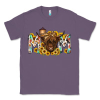 Lavender mom highland cow Classic Tee - RacoonDesign