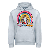 Heather Grey teach love inspire rainbow Urban Hoodie - Artiststas
