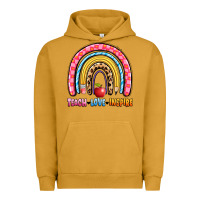 Pigment Peanut Butter teach love inspire rainbow Urban Hoodie - Artiststas