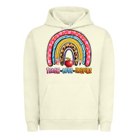Pigment Pistachio teach love inspire rainbow Urban Hoodie - Artiststas