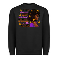 Black They whispered to her afro woman Heavyweight Sweatshirt - RanaPortraitStore