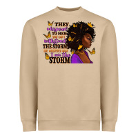Mushroom They whispered to her afro woman Heavyweight Sweatshirt - RanaPortraitStore