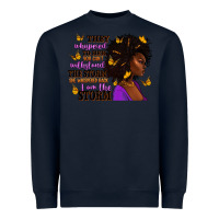 Navy They whispered to her afro woman Heavyweight Sweatshirt - RanaPortraitStore