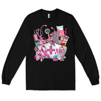 Black nurse cancer Long Sleeve Tee - AdoDesignShop