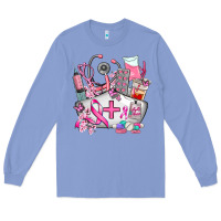 Colony Blue nurse cancer Long Sleeve Tee - AdoDesignShop