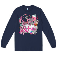 Navy nurse cancer Long Sleeve Tee - AdoDesignShop