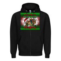 Black when you’re dead inside but it's christmas tumbler Zipper Hoodie - BundleAndBundleShop