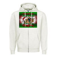 Oatmeal Heather when you’re dead inside but it's christmas tumbler Zipper Hoodie - BundleAndBundleShop