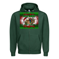 Sports Green when you’re dead inside but it's christmas tumbler Zipper Hoodie - BundleAndBundleShop
