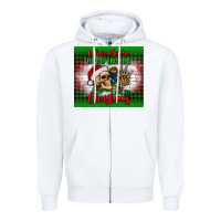 White when you’re dead inside but it's christmas tumbler Zipper Hoodie - BundleAndBundleShop