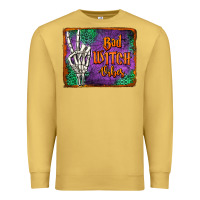 Antique Gold bad witch vibes Premium Sweatshirt - Jasminsmagicworld