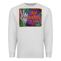 Dove Grey bad witch vibes Premium Sweatshirt - Jasminsmagicworld