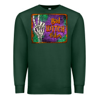 Sports Green bad witch vibes Premium Sweatshirt - Jasminsmagicworld