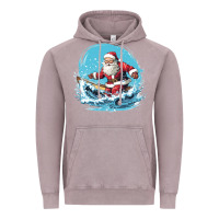 Vintage Zinc happy santa Vintage Hoodie - Unal Design