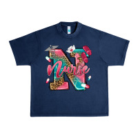 Navy western nurse Urban Heavy Tee - texasbilliewilder