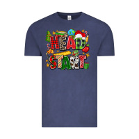 Vintage Denim head start christmas Vintage Tee - Zillion Design Studio