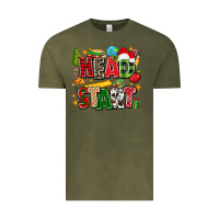 Vintage Olive head start christmas Vintage Tee - Zillion Design Studio