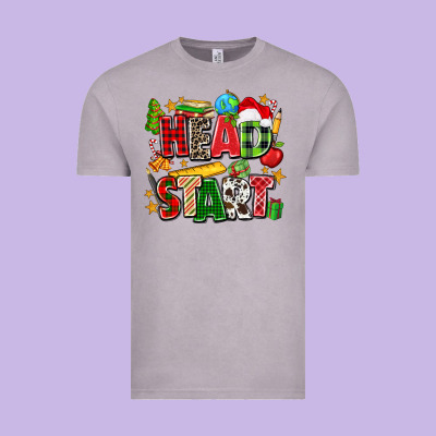 Head Start Christmas Vintage Tee Designed By Zillion Design Studio