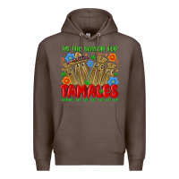 Coffee tis the season for tamales tama la la la la la la Premium Hoodie - MaliasSmallBusiness
