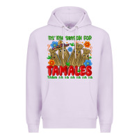 Lilac tis the season for tamales tama la la la la la la Premium Hoodie - MaliasSmallBusiness