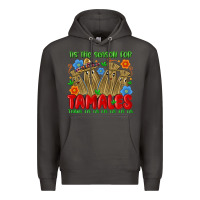 Smoke tis the season for tamales tama la la la la la la Premium Hoodie - MaliasSmallBusiness