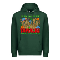 Sports Green tis the season for tamales tama la la la la la la Premium Hoodie - MaliasSmallBusiness