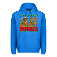 True Royal tis the season for tamales tama la la la la la la Premium Hoodie - MaliasSmallBusiness