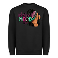 Black Unbothered mood 24:7 Heavyweight Sweatshirt - RanaPortraitStore