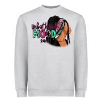 Heather Grey Unbothered mood 24:7 Heavyweight Sweatshirt - RanaPortraitStore