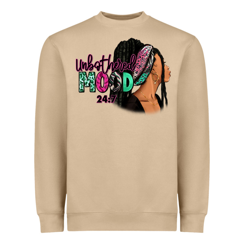 Unbothered Mood 24:7 Heavyweight Sweatshirt by RanaPortraitStore | Teevron