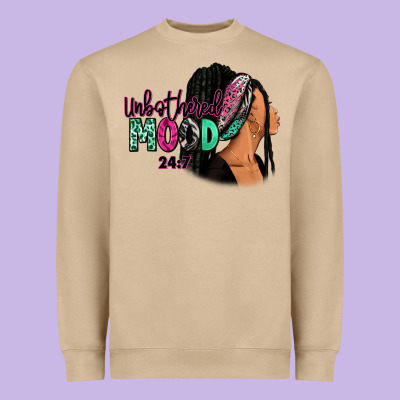 Heavyweight Sweatshirt Unbothered mood 24:7