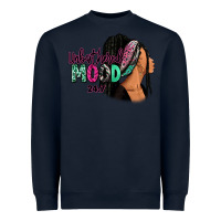 Navy Unbothered mood 24:7 Heavyweight Sweatshirt - RanaPortraitStore