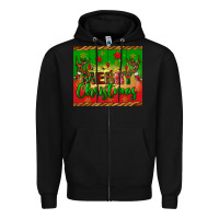 Black merry christmas tumbler Zipper Hoodie - BundleAndBundleShop