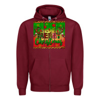 Burgundy merry christmas tumbler Zipper Hoodie - BundleAndBundleShop
