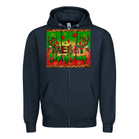 Navy merry christmas tumbler Zipper Hoodie - BundleAndBundleShop