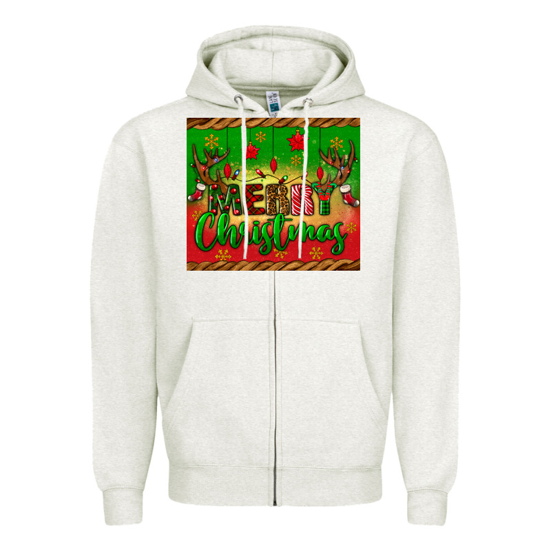 Merry Christmas Tumbler Zipper Hoodie by BundleAndBundleShop | Teevron