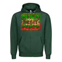 Sports Green merry christmas tumbler Zipper Hoodie - BundleAndBundleShop
