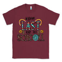 Burgundy happy last schopol Classic Tee - CowhideDigitalArt