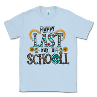 Dusty Blue happy last schopol Classic Tee - CowhideDigitalArt