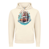 Vintage Artic happy santa Vintage Hoodie - Unal Design