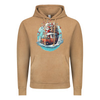 Vintage Camel happy santa Vintage Hoodie - Unal Design