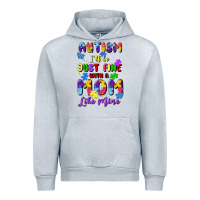 Heather Grey autism i'll be just fine with a mom like mine Urban Hoodie - Artiststas