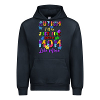 Navy autism i'll be just fine with a mom like mine Urban Hoodie - Artiststas