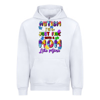 White autism i'll be just fine with a mom like mine Urban Hoodie - Artiststas