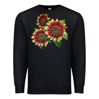 Black Florenza Sunflower Premium Sweatshirt - LillyAllenDesigns