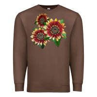 Chestnut Florenza Sunflower Premium Sweatshirt - LillyAllenDesigns