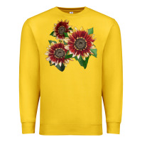 Lemon Florenza Sunflower Premium Sweatshirt - LillyAllenDesigns